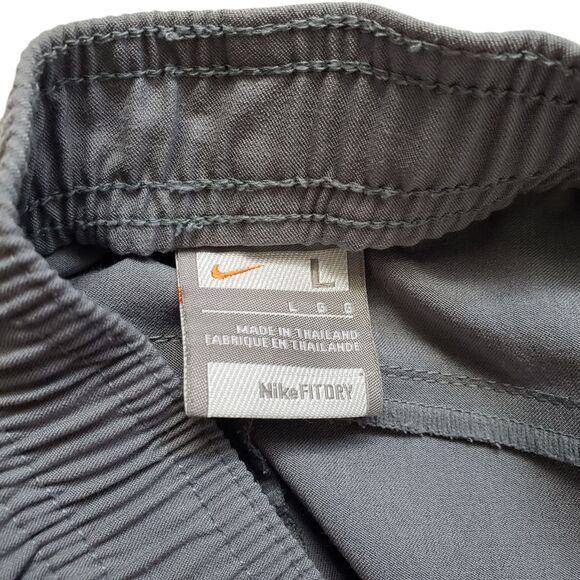 Nike Fit Dry Vented Track Pants Mens Large Gray Swoosh Vintage Y2K - Picture 3 of 12